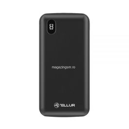 Acumulator extern Tellur PD100, 10000mAh, 2xQC3.0 + PD 18W, Negru