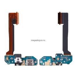 Banda Flex Cu Conector Incarcare Microfon Si Jack Audio HTC One M9 Plus