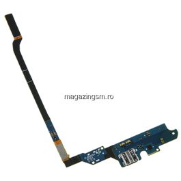Banda Flex Samsung I9505 Galaxy S4 Cu Microfon Si Mufa Incarcare