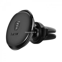 Baseus Suport Auto Magnetic Air Vent Black (rotatie 360°, cable clip, prindere la sistemul de ventilatie)