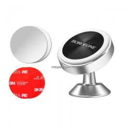 Borofone Suport Auto BH5 Platinum Magnetic Argintiu (prindere de bord)