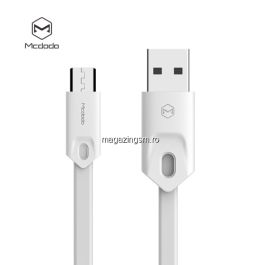 Cablu Date Si Incarcare Micro USB Samsung Huawei Sony Nokia Alb