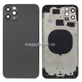 Carcasa completa spate iPhone 11 PRO MAX BLACK