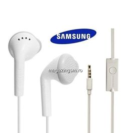 Casti Handsfree Samsung EHS61ASFWE Stereo Albe Originale