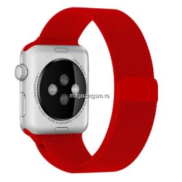 Curea Apple Watch Series 4 / 5 / 6 SE 44mm Series 1 / 2 / 3 42mm Magnetica Rosie