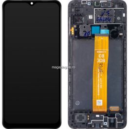 Display cu touchscreen Samsung Galaxy A12 A127F Nacho Compatibil Cu Rama Negru