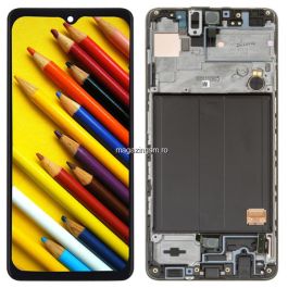 Display Cu Touchscreen Si Rama Samsung Galaxy A51 A515 Negru