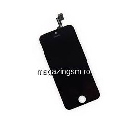 Display iPhone 5s cu TouchScreen si Geam Negru - Promotie