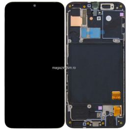 Display Samsung Galaxy A40 TFT Cu Rama Compatibil Negru