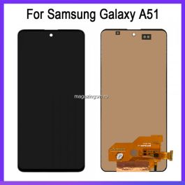 Display Samsung Galaxy A51 A515 Compatibil TFT Fara RAMA Negru