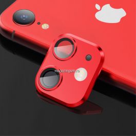 Folie protectie camera Apple iPhone XR, Rosu