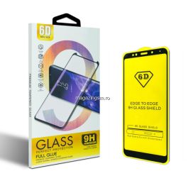 Folie protectie Sticla 6D, Full Glue OPPO​ A31, Negru