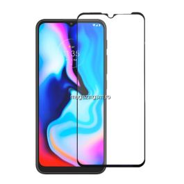 Folie Protectie Sticla Motorola Moto E7 Plus Acoperire Completa Neagra