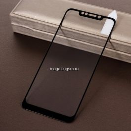 Folie Protectie Sticla Xiaomi Pocophone F1 Acoperire Completa Neagra