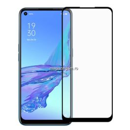 Folie Sticla Oppo A53 2020 Protectie Display Acoperire Completa Neagra
