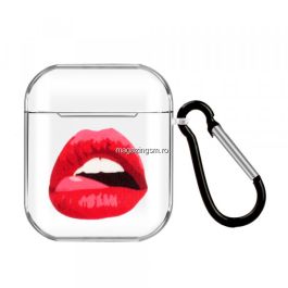Husa de protectie din silicon pentru Airpods 2016 / 2019 Transparenta