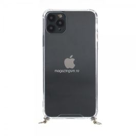 Husa iPhone 11 Pro TPU Cu Snur Verde