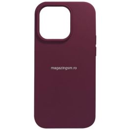Husa iPhone 14 Lemontti Liquid Silicon MagCharge Visiniu