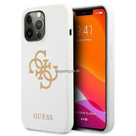 Husa Telefon iPhone 13 Pro Guess Silicon Alba