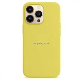 Husa Telefon iPhone 13 Pro Silicon Yellow