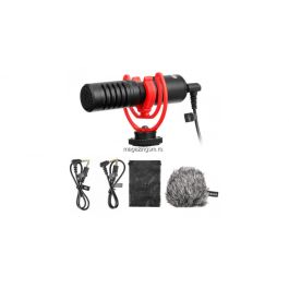 Microfon Super-cardioid TRS / TRRS pt Smartphone, Camera, PC BOYA BY-MM1+