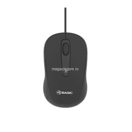 Mouse cu fir Tellur basic mini negru