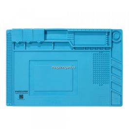Plansa reparatii GSM magnetica universala cu scule Albastra