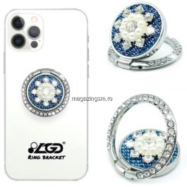 Popsocket Tip Inel 360 De Grade Albastru