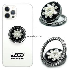 Popsocket Tip Inel 360 De Grade Negru