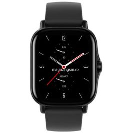 RESIGILAT Smartwatch Amazfit GTS 2, Bluetooth 5.0, Waterproof 5 ATM, senzor SpO2 (Negru)