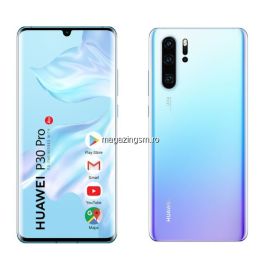 Telefon mobil Huawei P30 Pro, Dual SIM, 256GB, 8GB RAM, 4G, Breathing Crystal