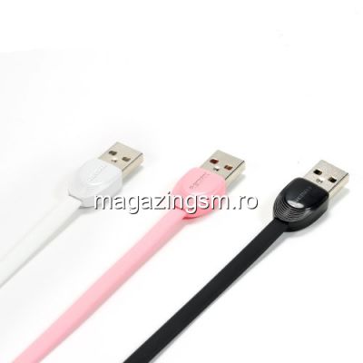 Cablu Lightning 8 Pin USB Data Sync Si Incarcare 1 Metru iPhone 5 Remax Original Negru