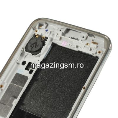 Carcasa Spate Samsung Galaxy S5 G900 Cu Corp Mijloc Si Capac Baterie Originala Aurie