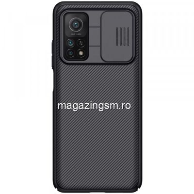 Husa telefon NILLKIN Xiaomi Mi 10T 5G / Mi 10T Pro 5G Dura Cu Protectie Camera Neagra