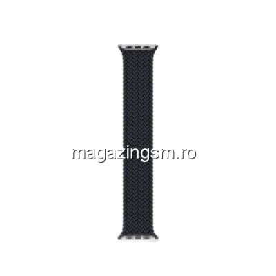 Curea Apple Watch Series 4 / 5 / 6 SE 44mm Series 1 / 2 / 3 42mm Elastica Neagra