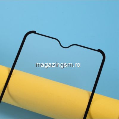 Folie Sticla Oppo A12 Protectie Ecran Acoperire Completa Neagra