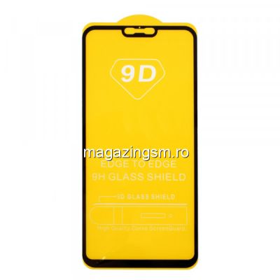 Folie Sticla Oppo A3s Protectie Ecran Acoperire Completa Neagra