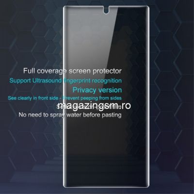Folie Samsung Galaxy Note 10 Plus N975 Protectie Display Anti Spy Acoperire Completa