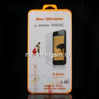 Geam De Protectie iPhone 5 5s 5c Tempered Ultra Thin