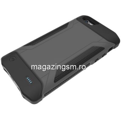 Husa Acumulator Extern iPhone 7 / 6s / 6 Power Bank 4000mAh Neagra