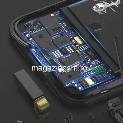 Husa Acumulator Extern iPhone 7 Plus/ 8 Plus Power Bank 5500mAh Neagra