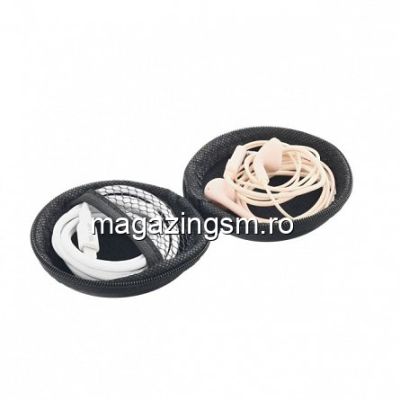 Husa de protectie pentru casti in-ear, Negru