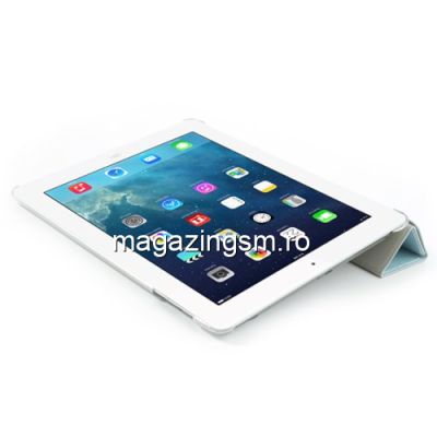 Husa Flip Cu Stand iPad 2 3 4 Albastra