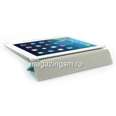 Husa Flip Cu Stand iPad 2 3 4 Albastra
