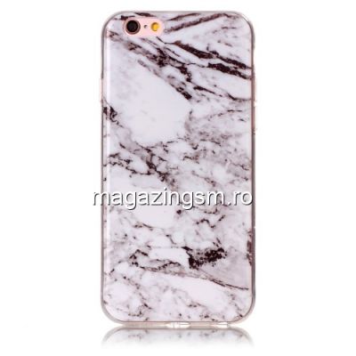 Husa iPhone 6s / 6 TPU Marble Pattern Alba