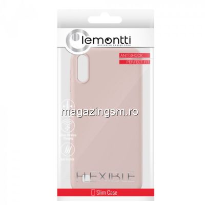 Husa Samsung Galaxy A10 Lemontti Silicon Soft Slim Pink Sand