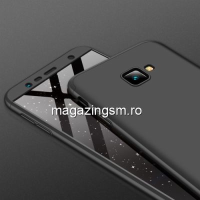 Husa Samsung Galaxy J4 Plus 2018 Acoperire Completa 360 De Grade Matuita Neagra