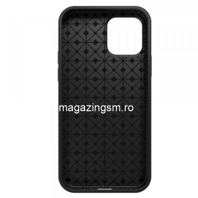 Husa Silicon Apple iPhone 12 Pro, Negru