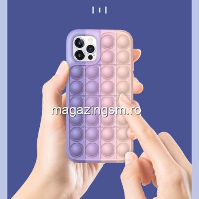 Husa Telefon iPhone 12 Pro Max TPU POP It Colorata