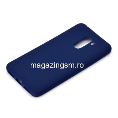 Husa Telefon Xiaomi Pocophone F1 TPU Albastru Inchis